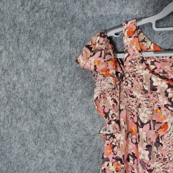 Maeve Top S Cold Shoulder Ruffle Dainty‎ Floral  Lightweight Cottage Boho Garden - Picture 13 of 16